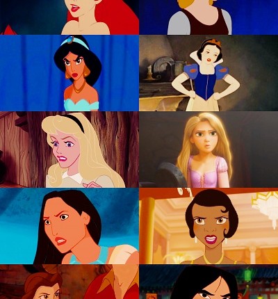 Disney princess angry