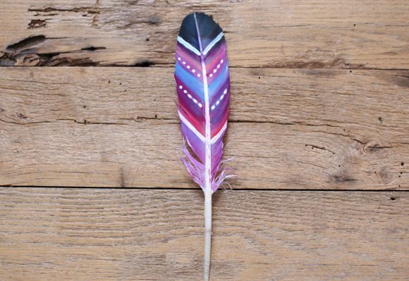 diy-painted-feathers-4